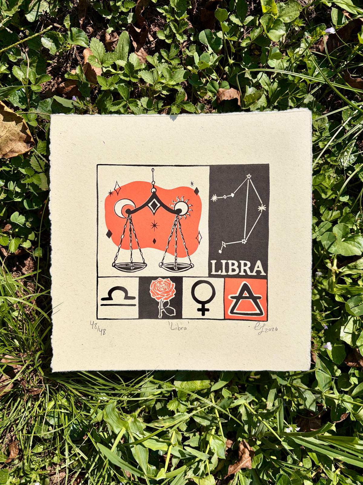Libra print