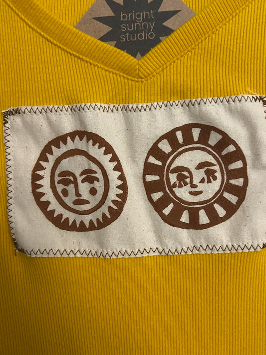 sunny twins golden knit shirt