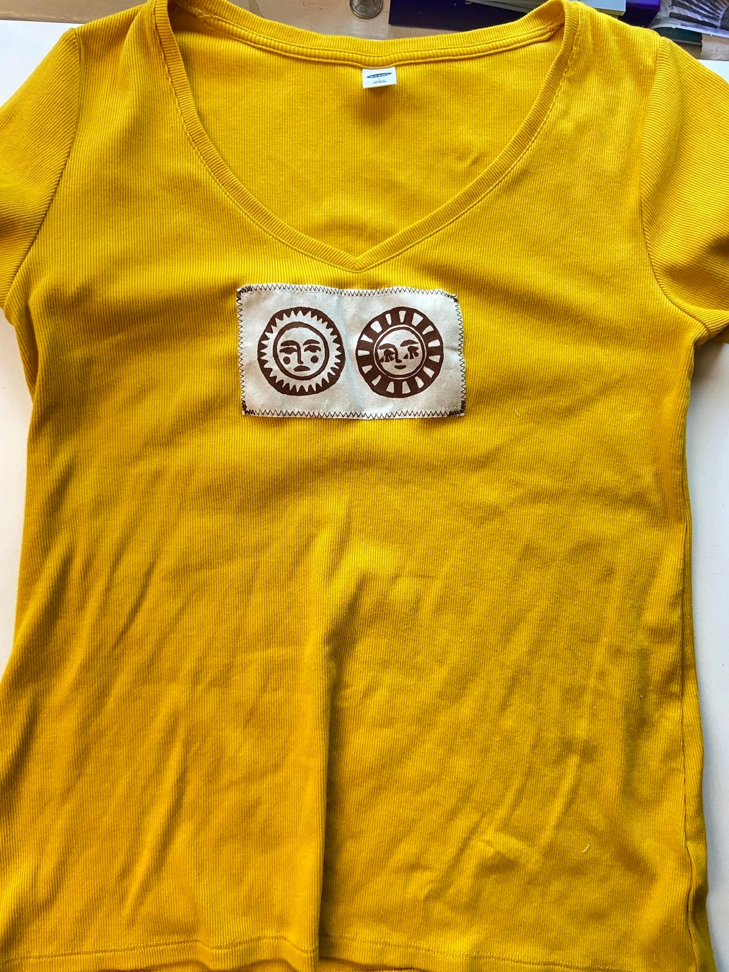 sunny twins golden knit shirt