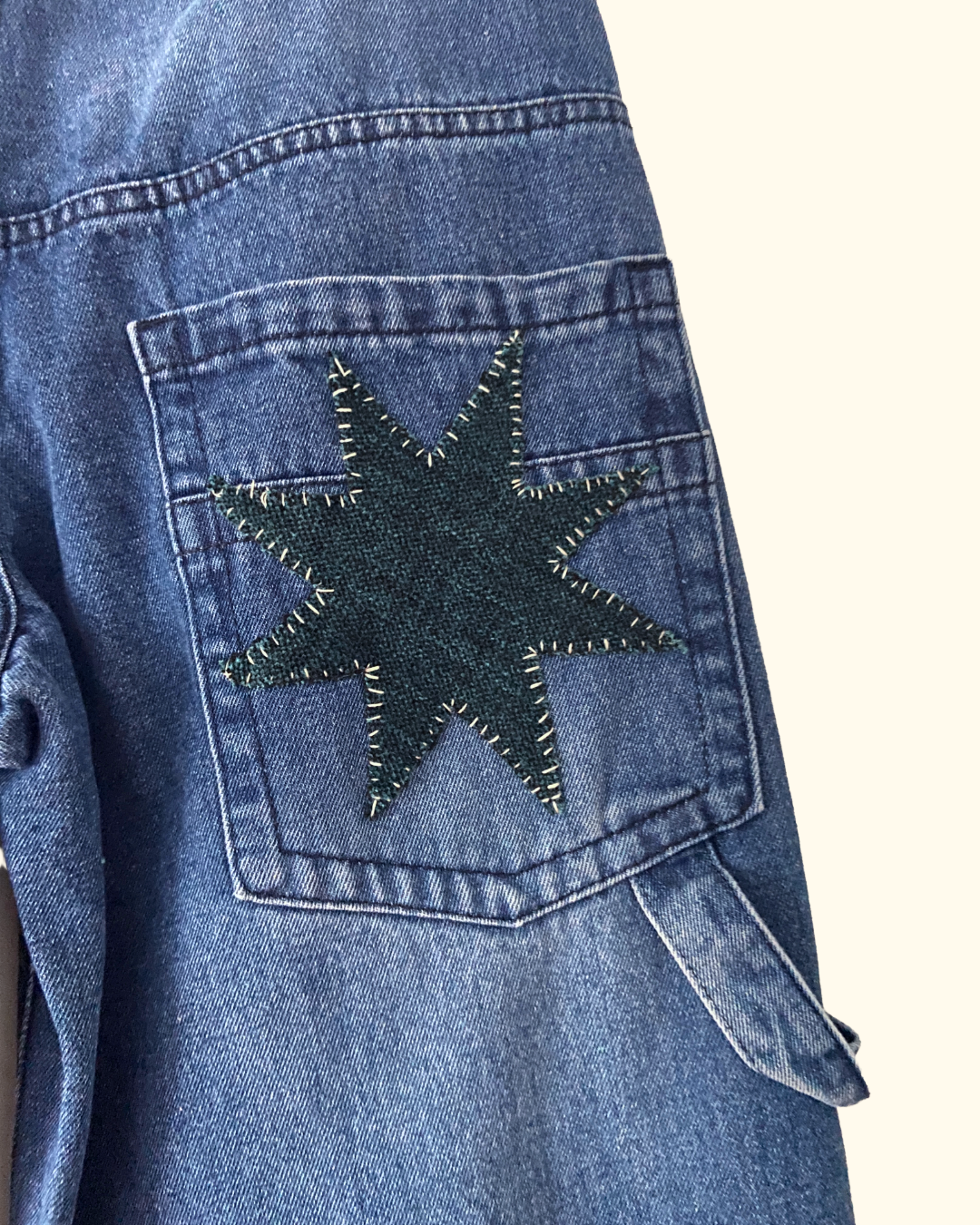 luna moth wide leg jeans