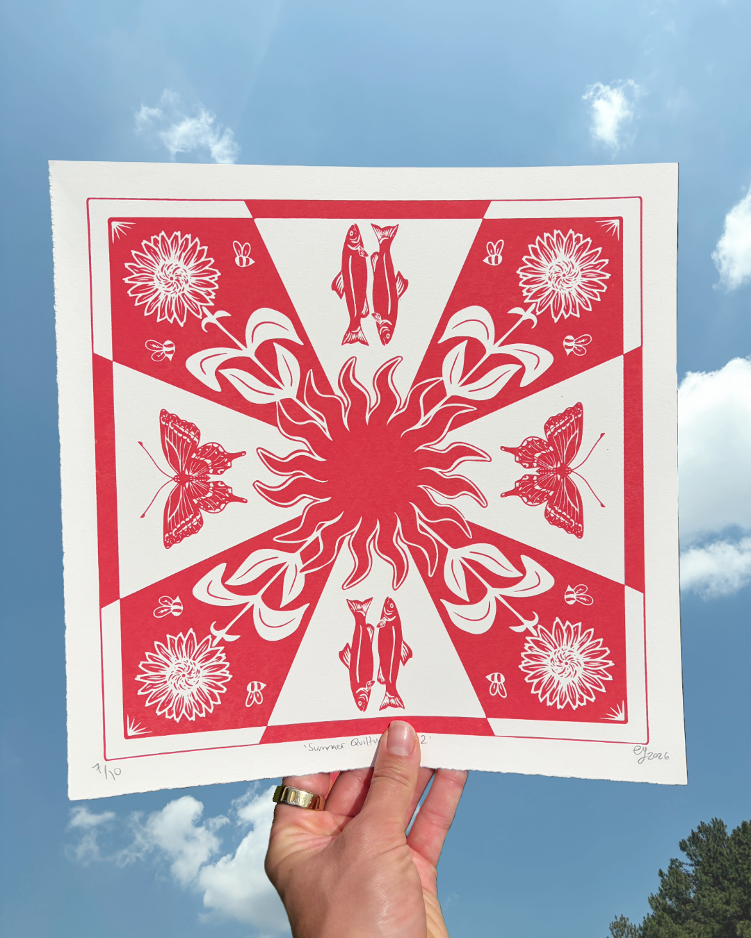 Summer Quiltwork print