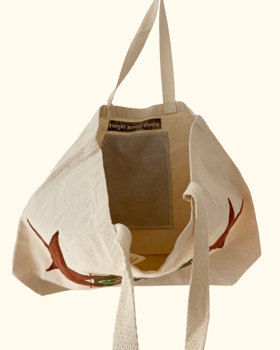 rainbow trout tote bag