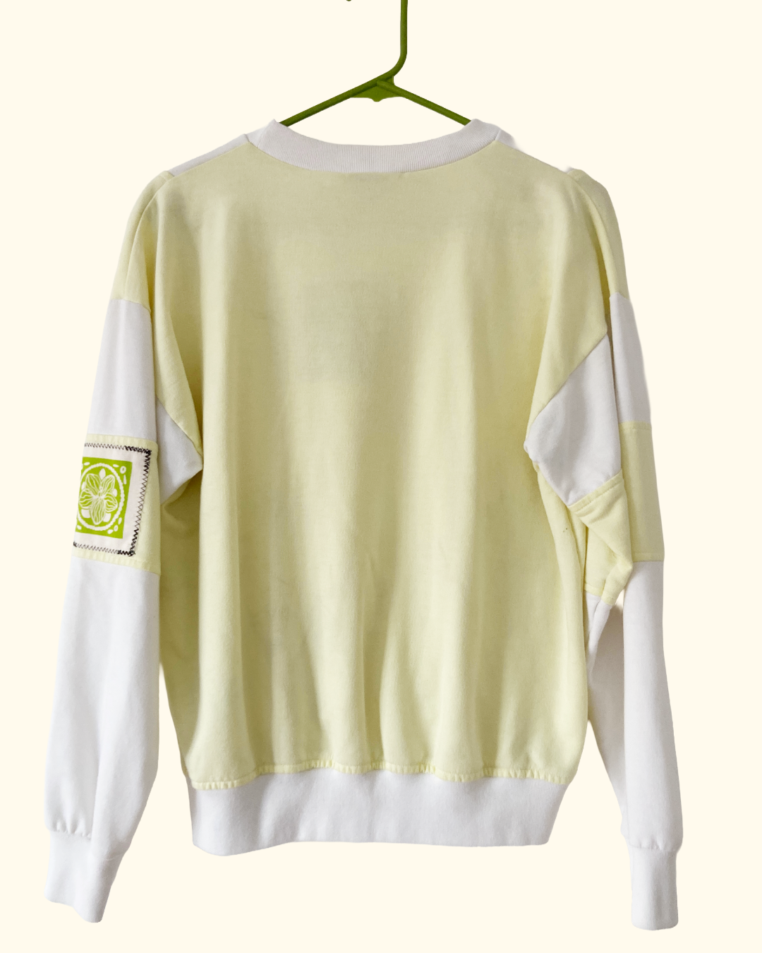 vintage patchwork sweatshirt