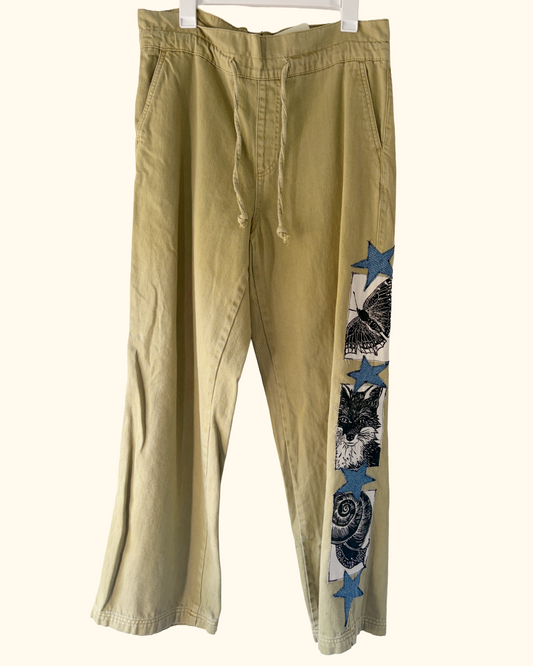 wildlife patch pants