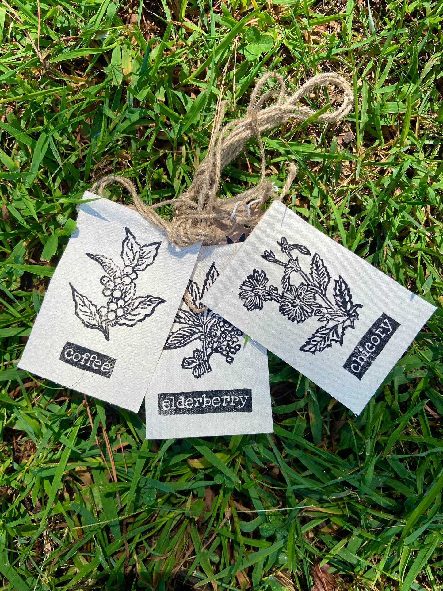 herb trio mini pendants