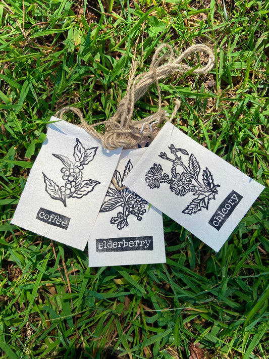 herb trio mini pendants