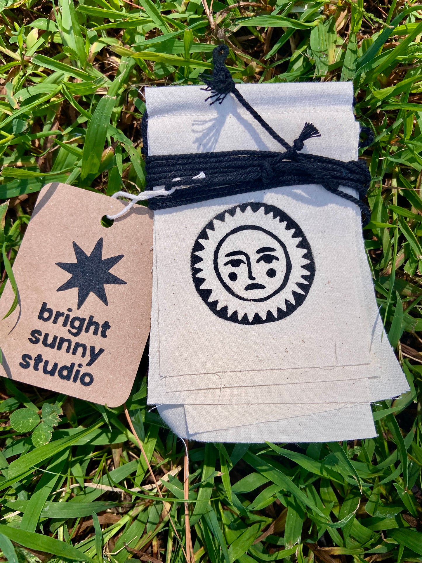 sunny twins fabric string flags