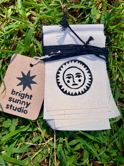 sunny twins fabric string flags