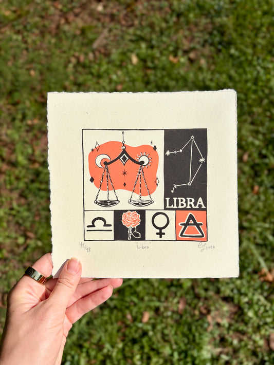 Libra print