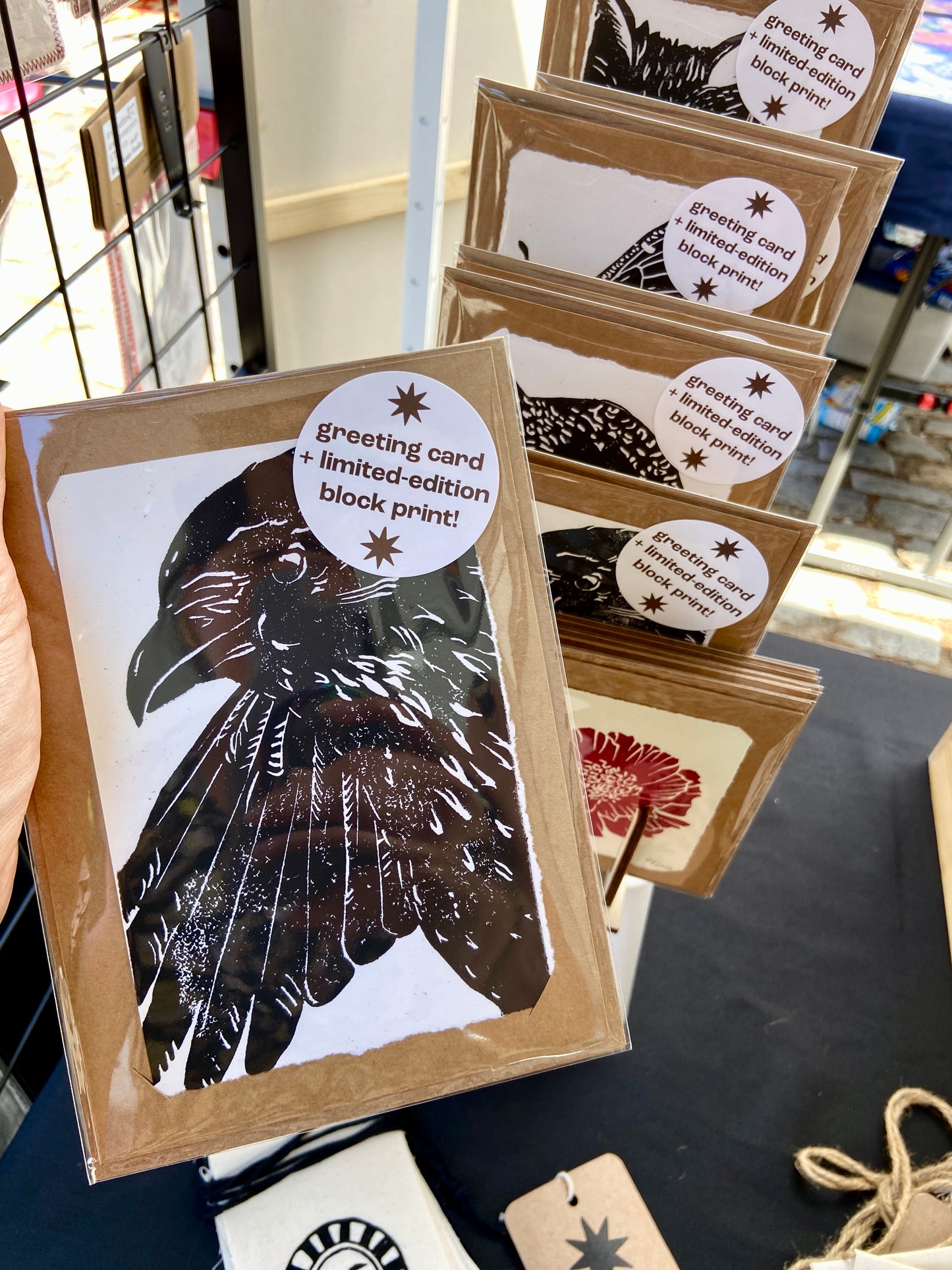 Greeting Card + limited edition block print