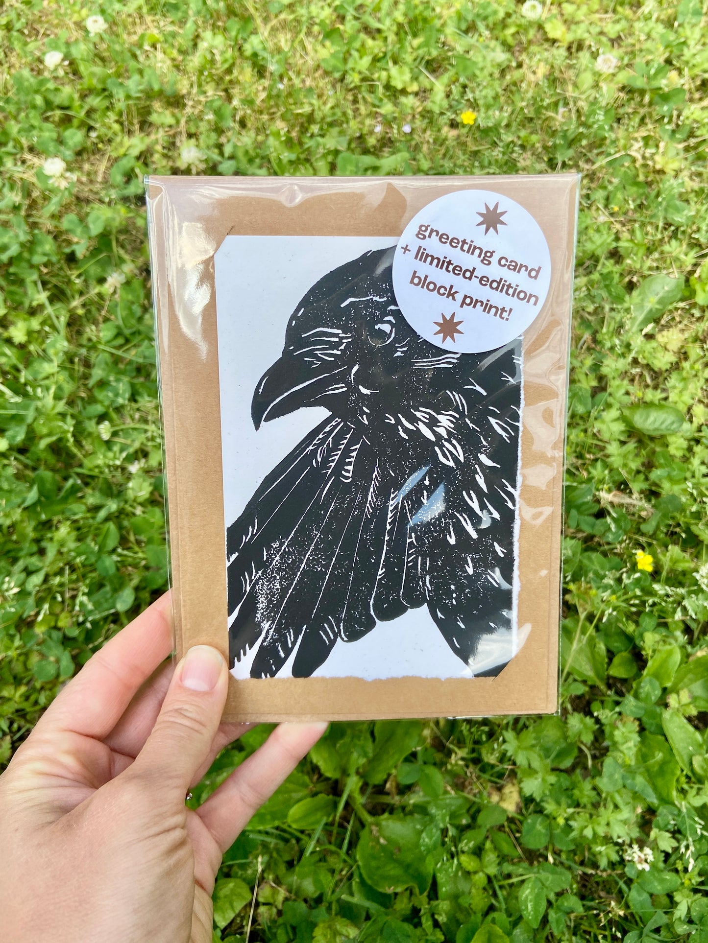 Greeting Card + limited edition block print