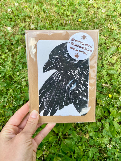 Greeting Card + limited edition block print