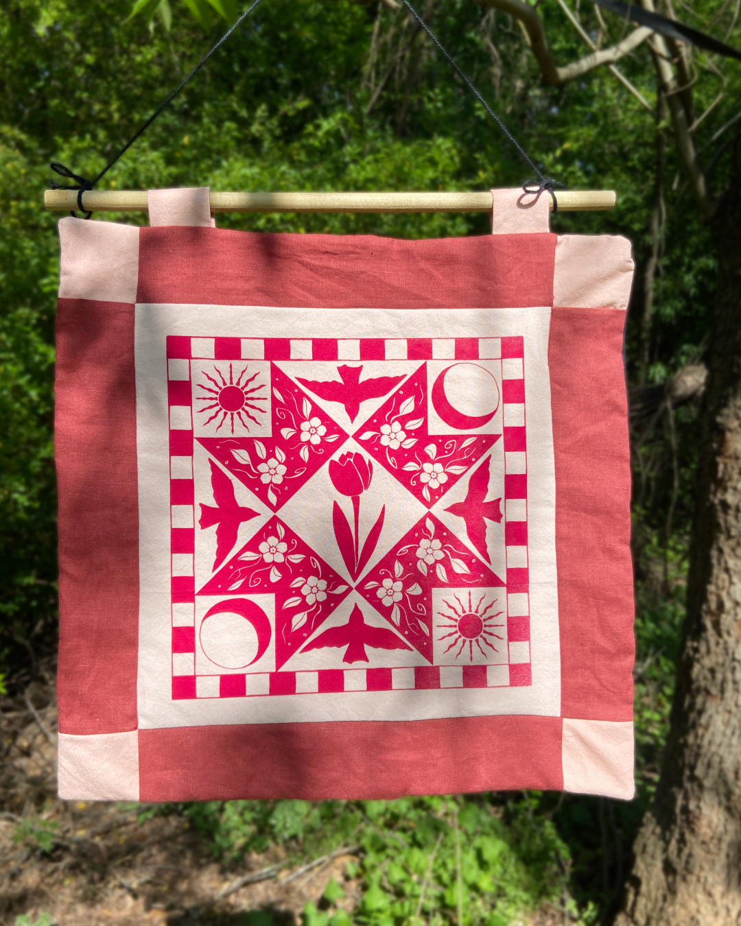 Spring Quiltwork wall hanging