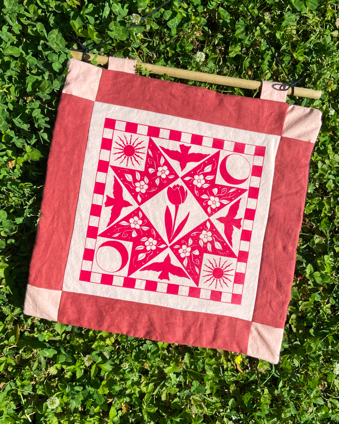 Spring Quiltwork wall hanging