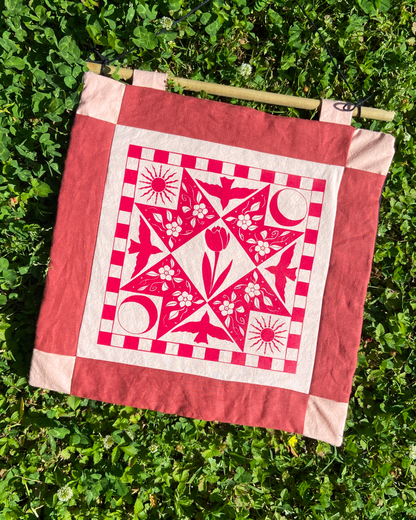 Spring Quiltwork wall hanging