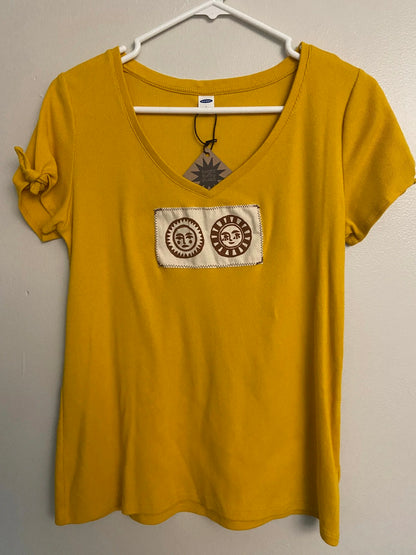 sunny twins golden knit shirt