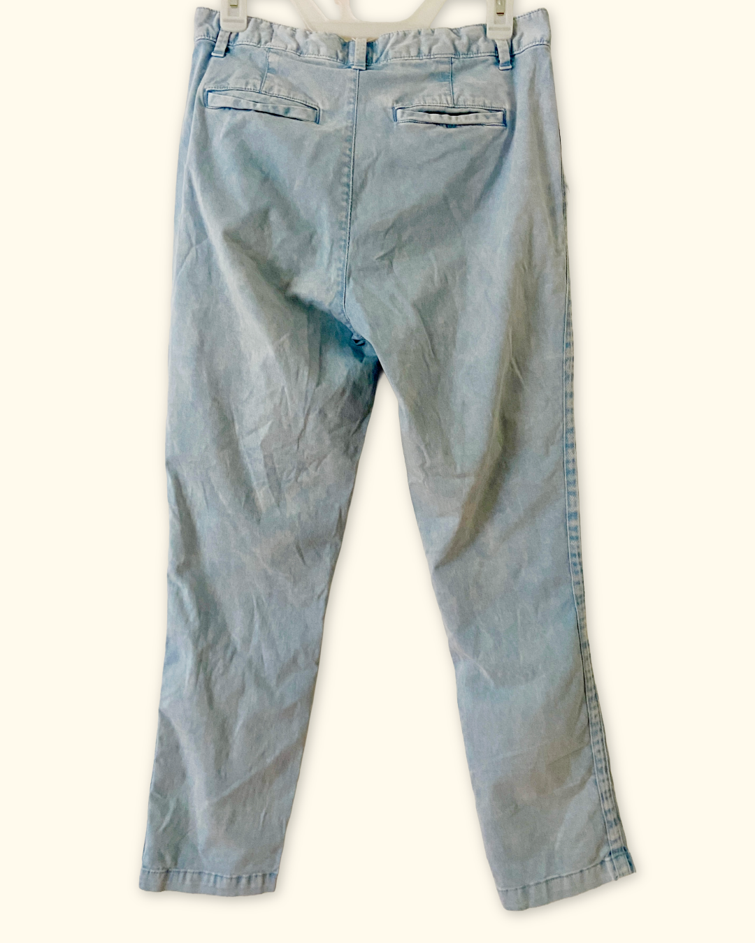 rainbow trout blue trousers