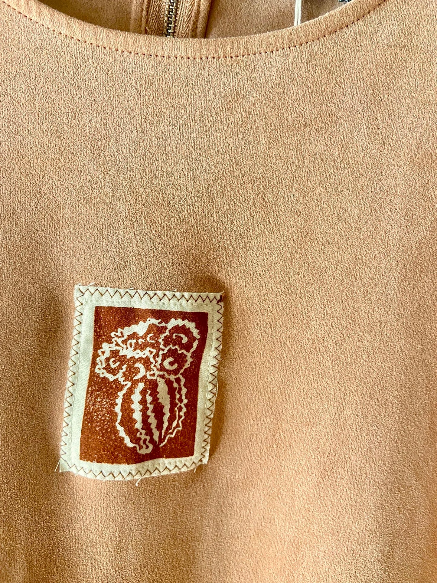 cactus patch 'suede' dress