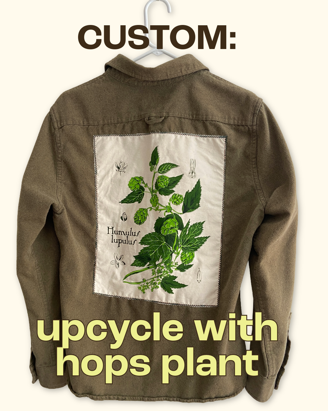 Made to Order: hops plant shirt
