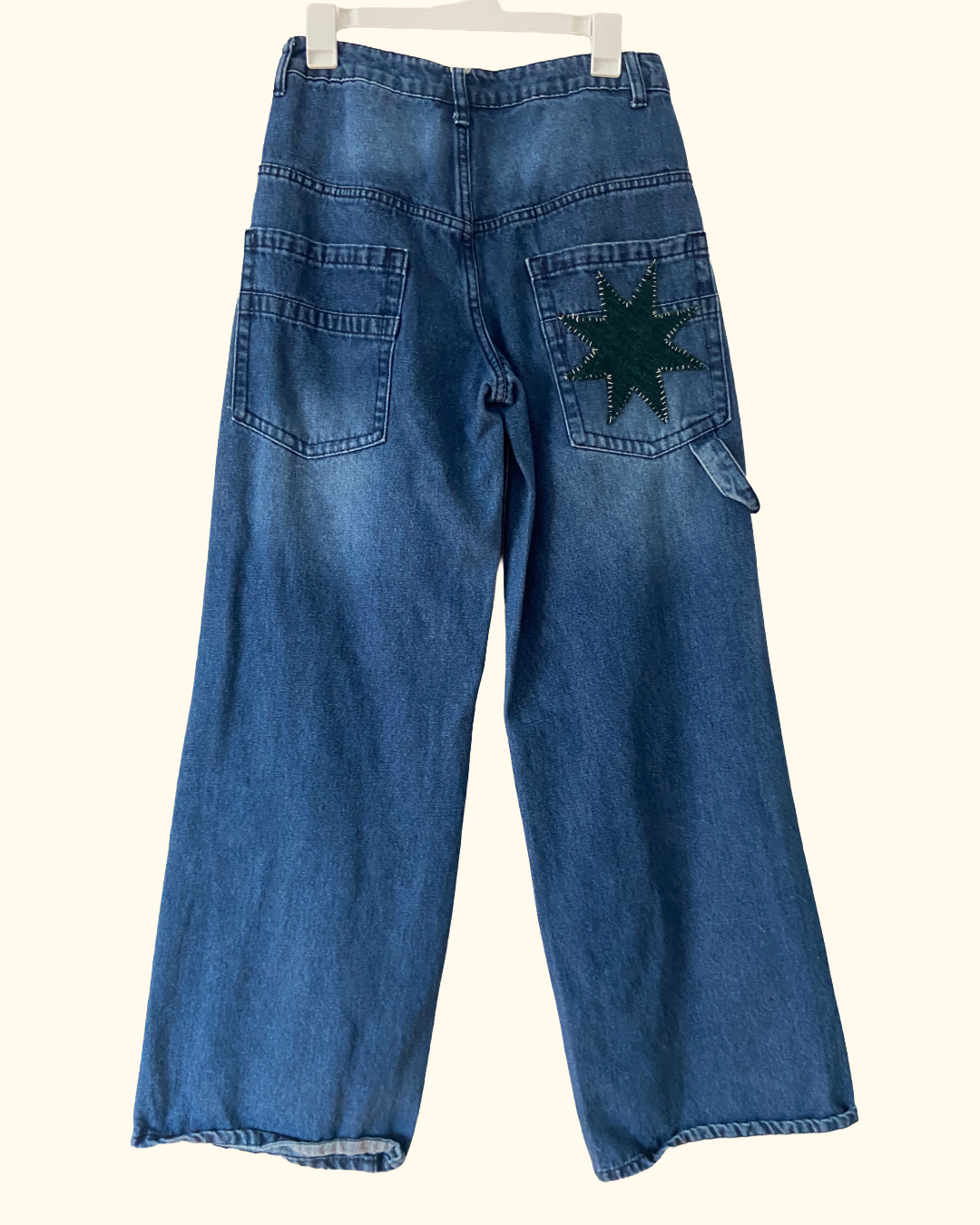 luna moth wide leg jeans