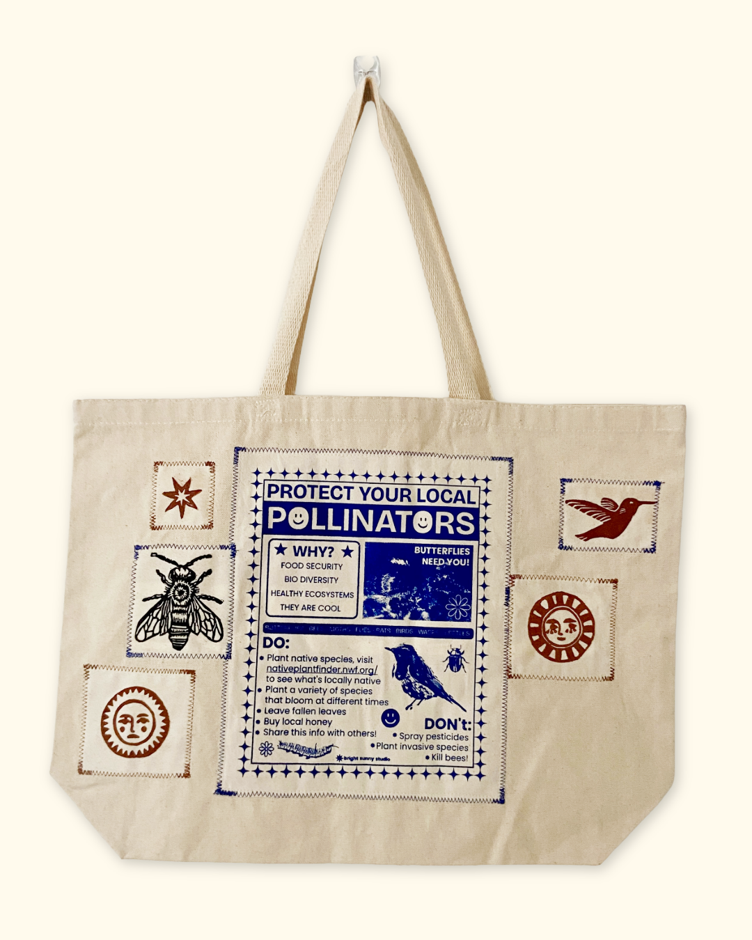 Pollinators Tote Bag No. 1