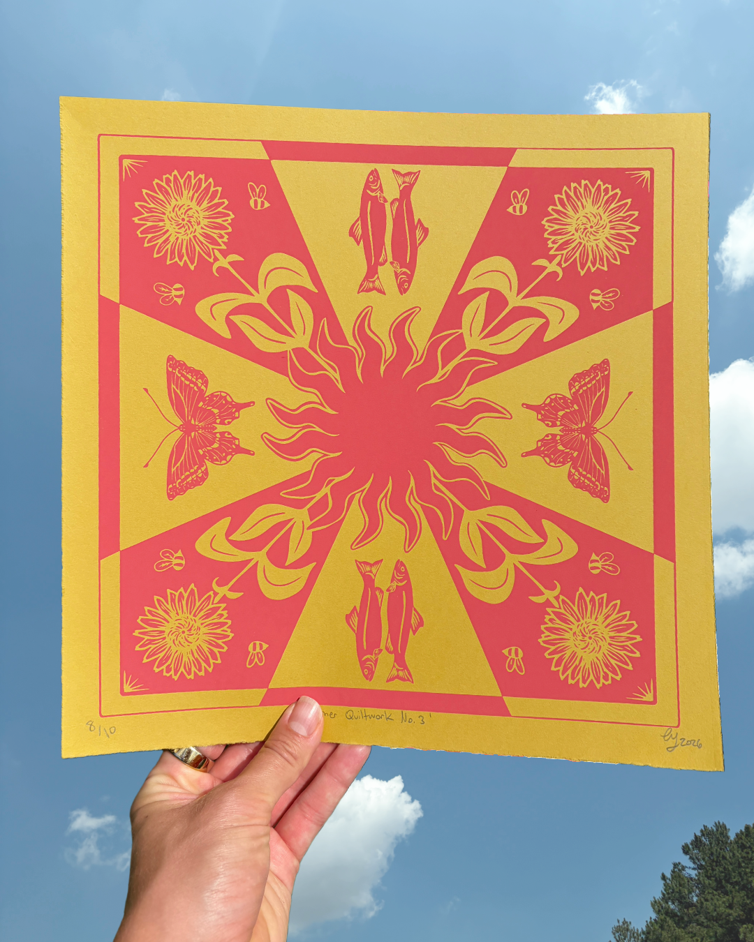 Summer Quiltwork print