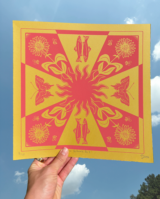 Summer Quiltwork print