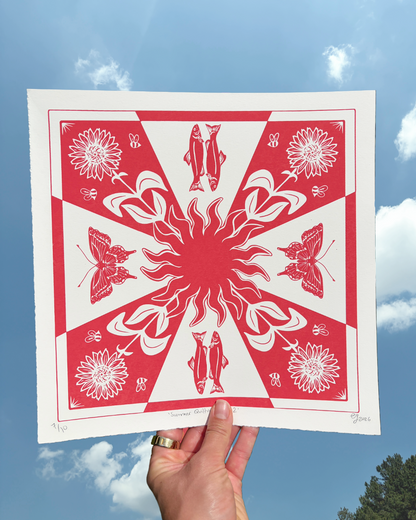 Summer Quiltwork print