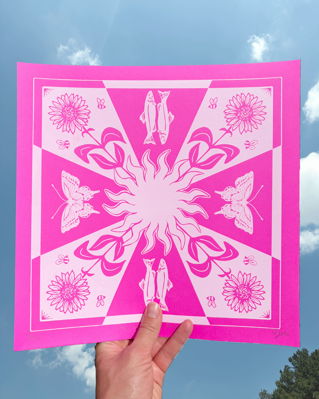 Summer Quiltwork print