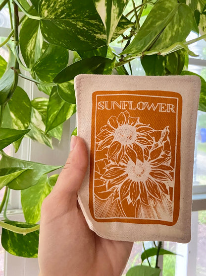 vintage flower seed packet patches