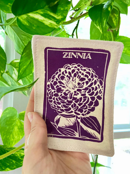 vintage flower seed packet patches