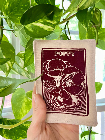 vintage flower seed packet patches