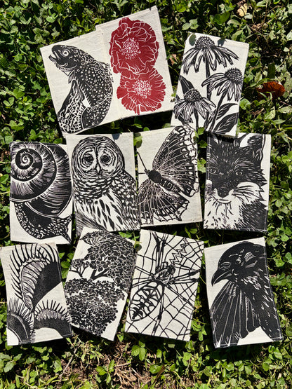 wildlife iron-on patches